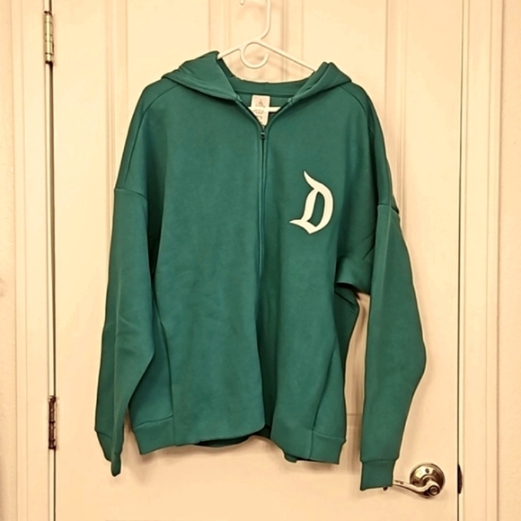 Disneyland NWT Teal Hoodie, X Large, Unisex - Picture 2 of 5